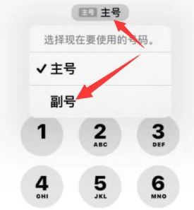 梁溪苹果14维修店分享iPhone 14 Pro Max使用副卡打电话的方法 